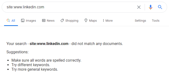 LinkedIn Search