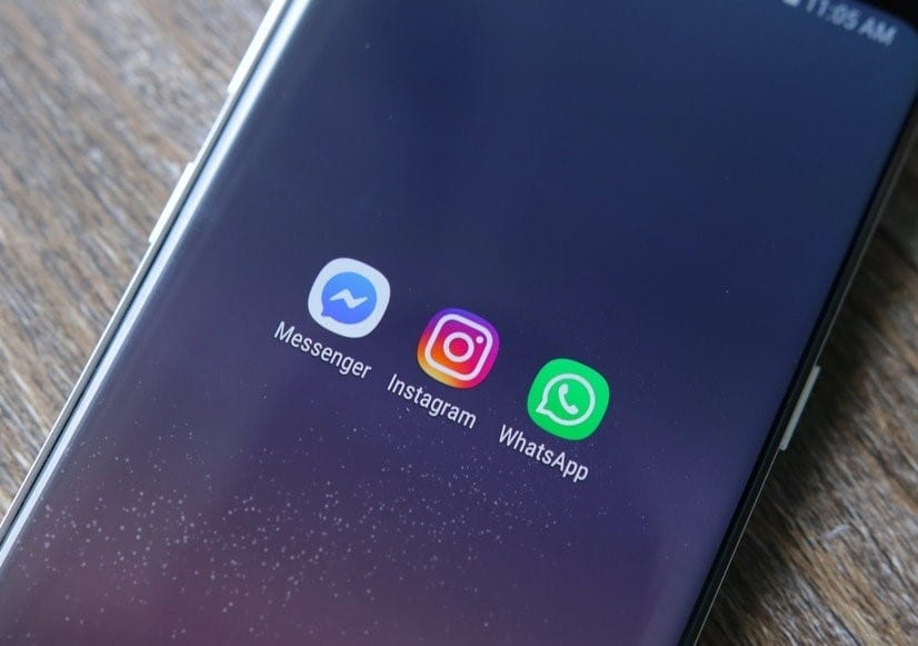 Instagram Facebook WhatsApp Messenger