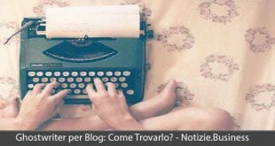 ghostwriter per blog