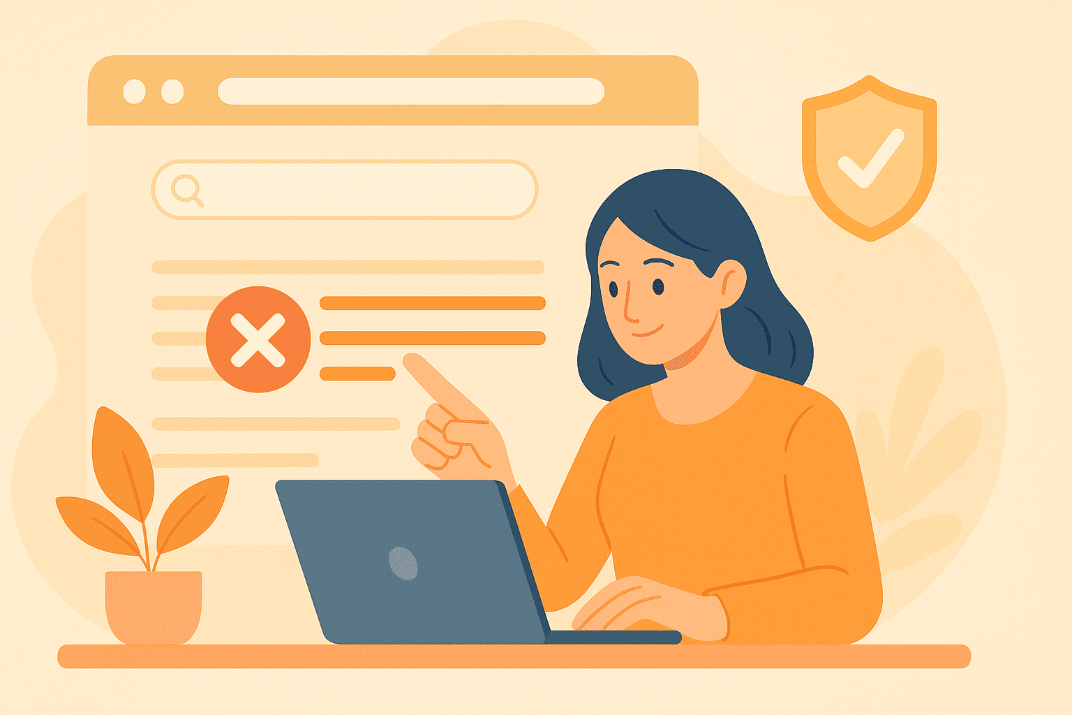 rimuovere contenuti dannosi dal web
